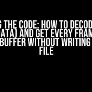 Cracking the Code: How to Decode a Video (NSData) and Get Every Frame as SampleBuffer Without Writing a Local File